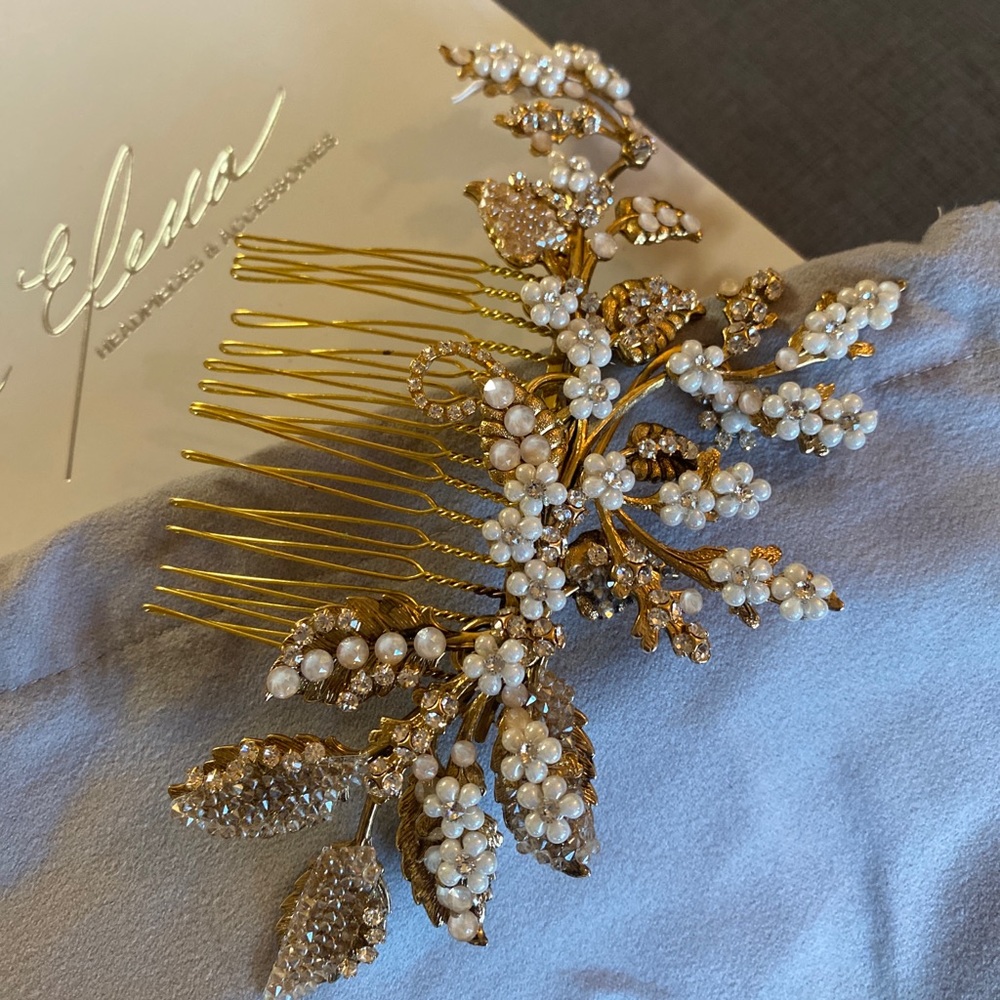 Maria Elena Hairpiece- Wedding